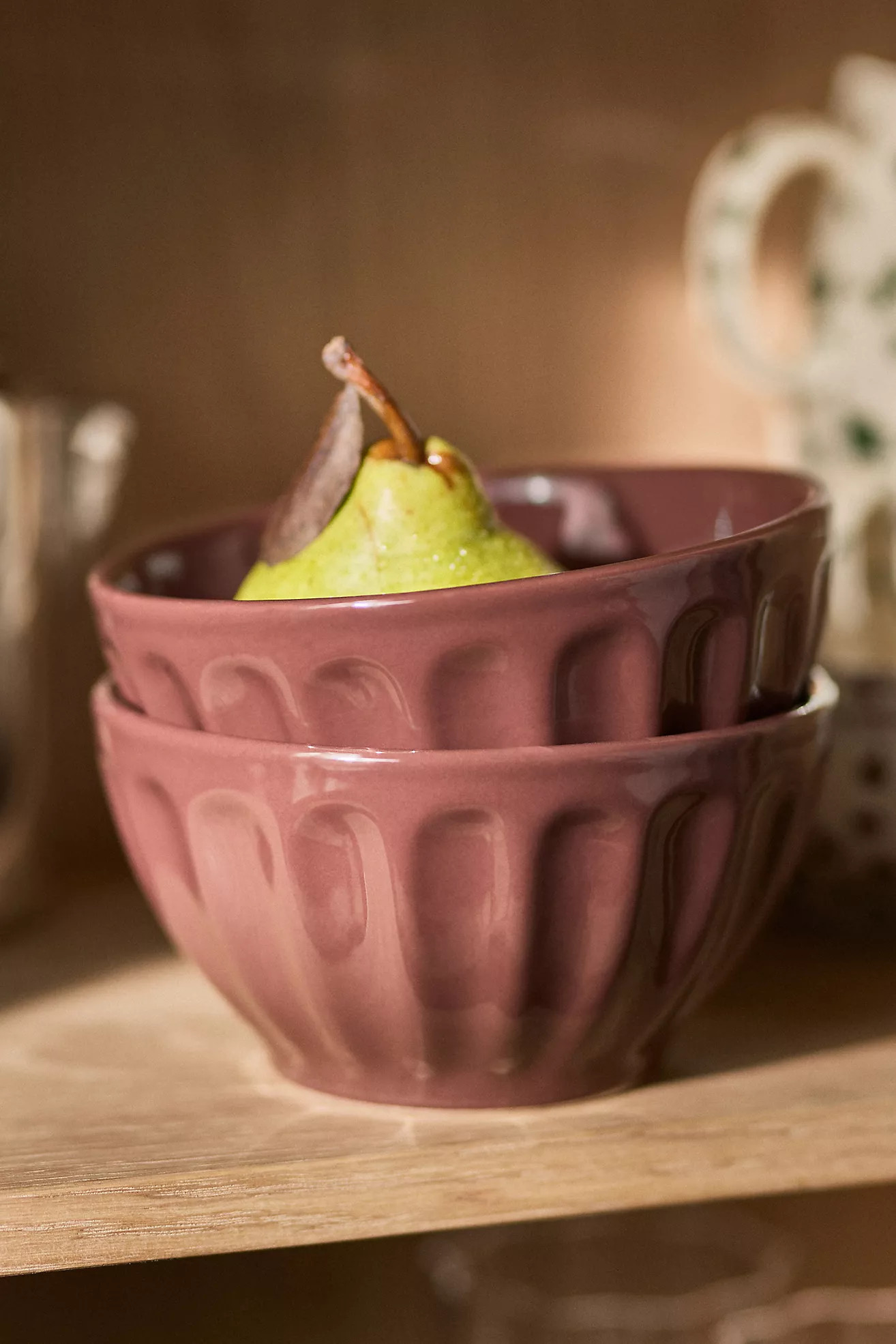 The Latte Stoneware Cereal Bowls, Set of 4: Amelie Edition | Anthropologie (US)