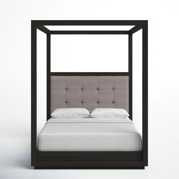 Eloise Upholstered Canopy Bed | Wayfair North America