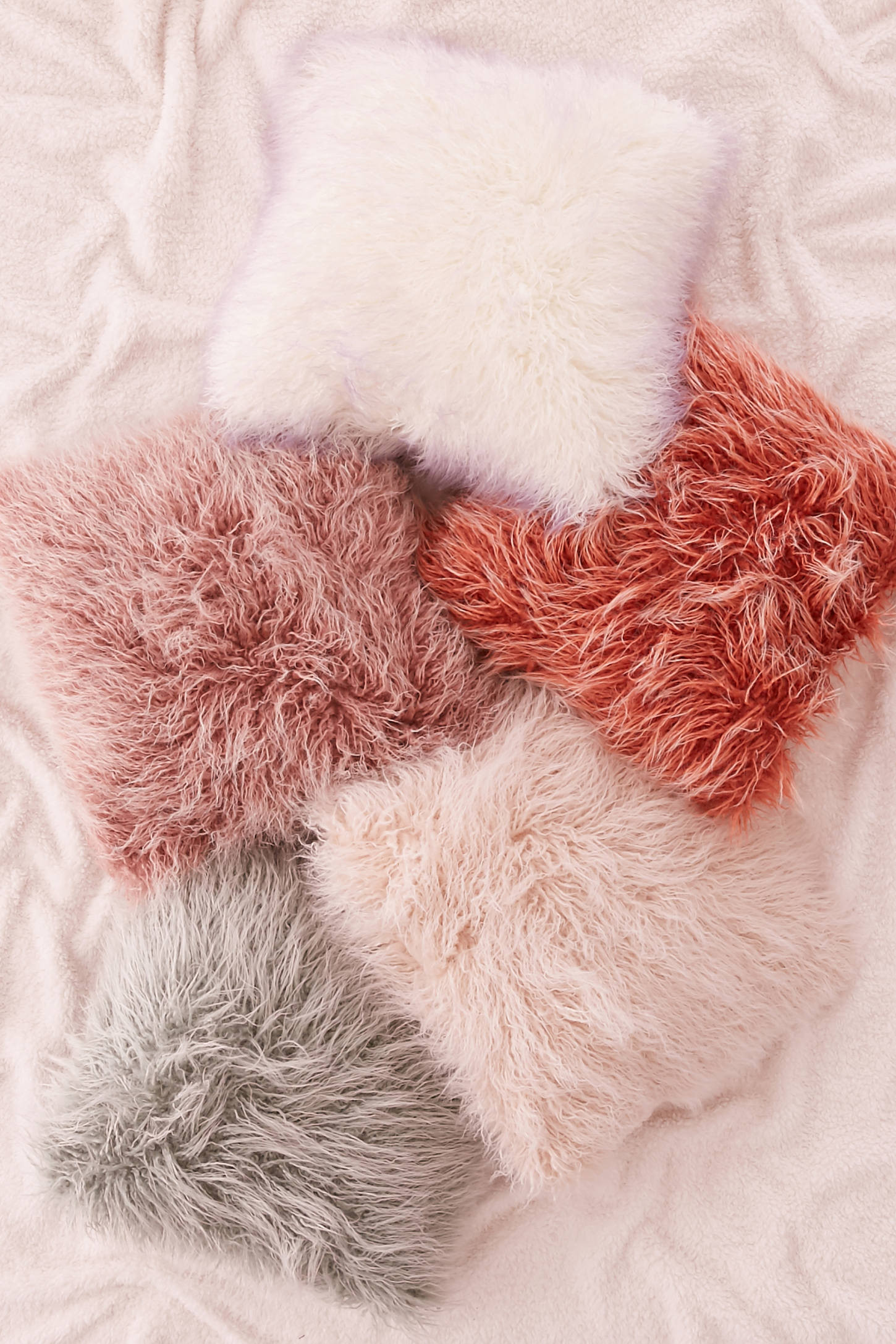 Marisa Tipped Faux Fur Pillow | Urban Outfitters US