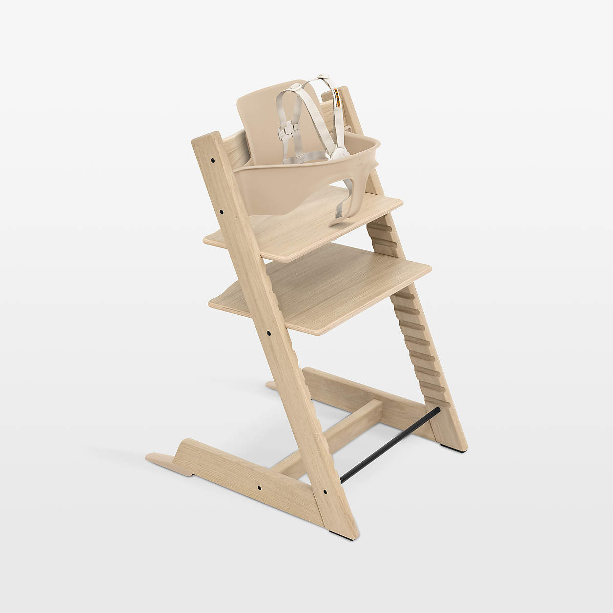 Stokke Tripp Trapp Natural Wood Baby High Chair + Reviews | Crate & Kids | Crate & Barrel