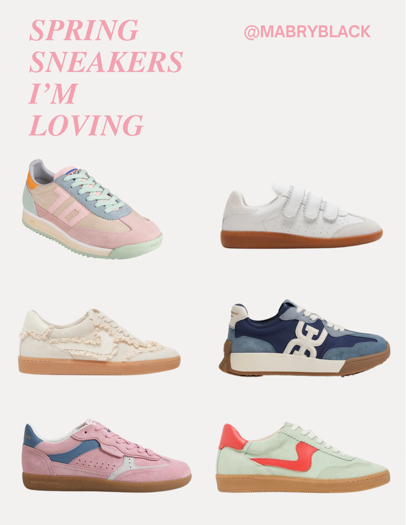 I am obsessing over these sneakers for spring!😍 

#LTKShoeCrush #LTKSeasonal #LTKStyleTip