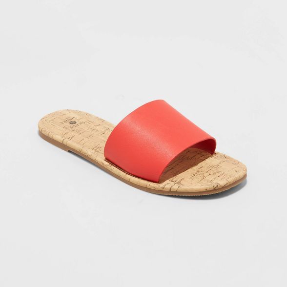 Women's Melany Square Toe Slide Sandals - Shade and Shore™ | Target