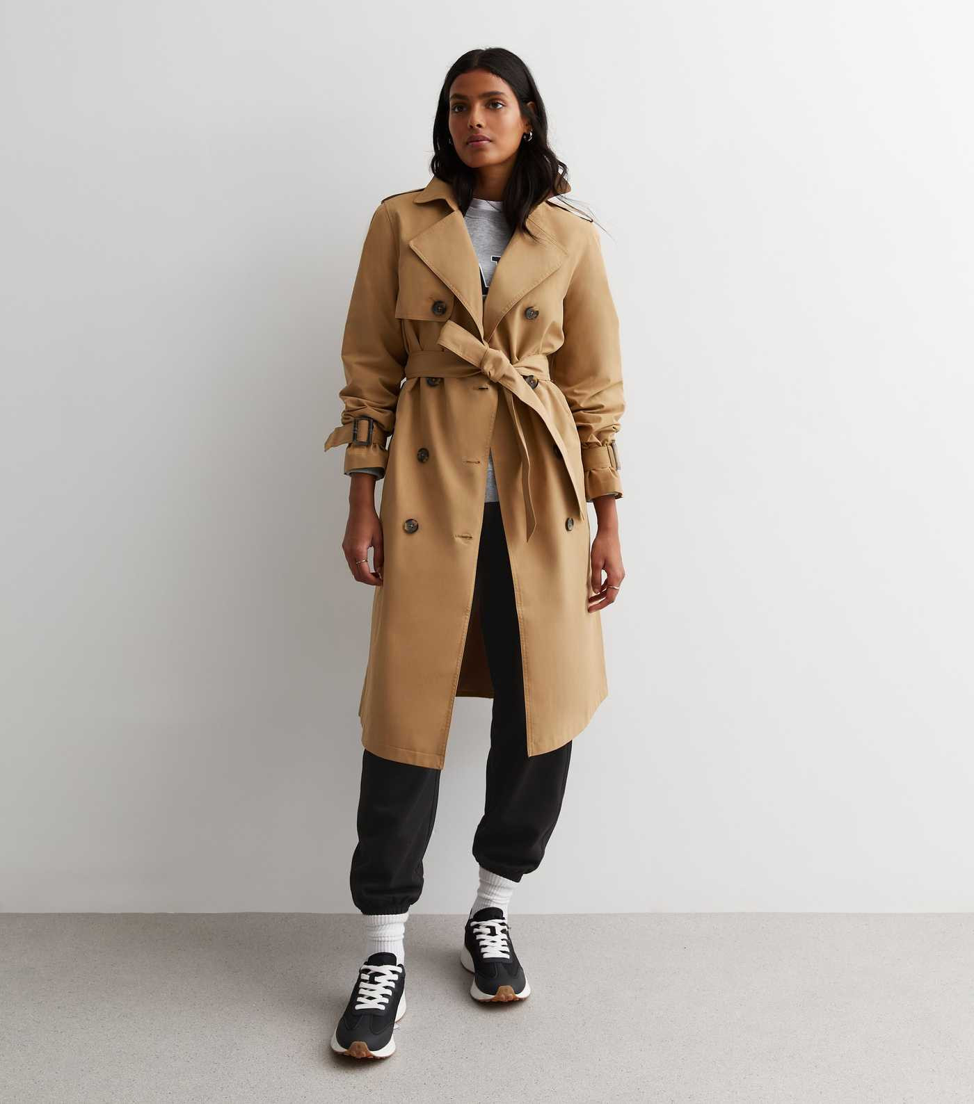 Camel Formal Belted Trench Coat
						
						Add to Saved Items
						Remove from Saved Items | New Look (UK)