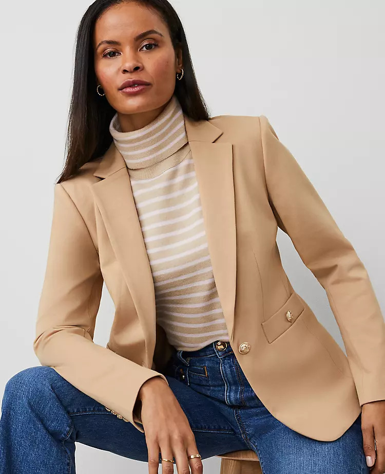 The Hutton Blazer in Ponte | Ann Taylor