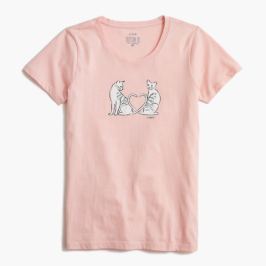 Cats with heart graphic tee | J.Crew Factory