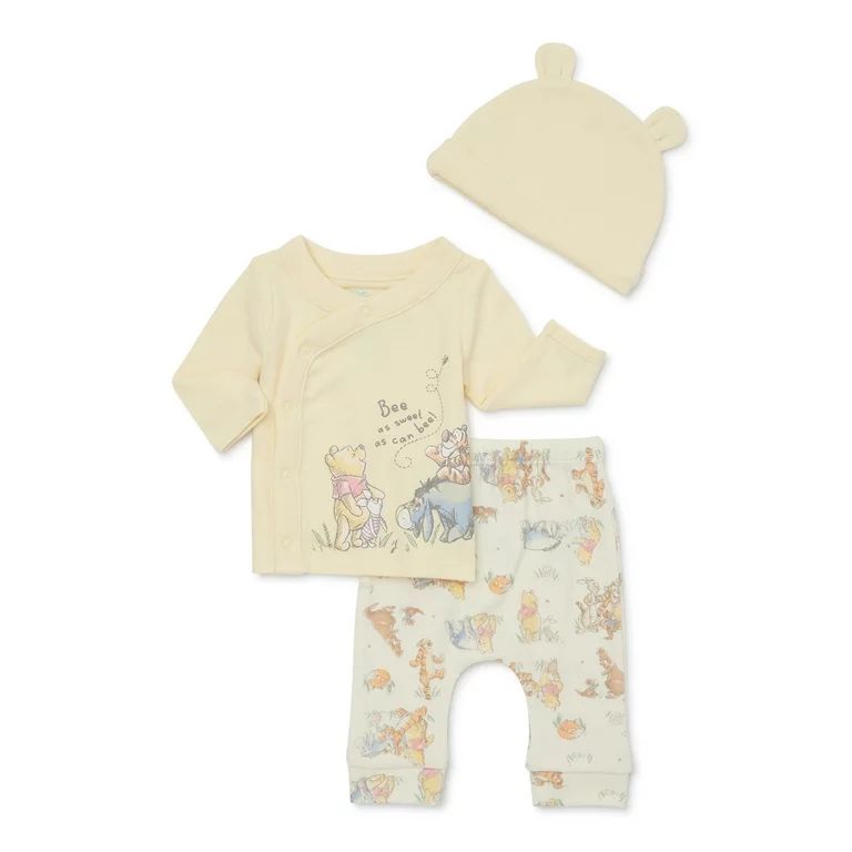 Winnie the Pooh Infant Take Me Home Outfit Set, 3-Piece, Sizes 0-6M | Walmart (US)