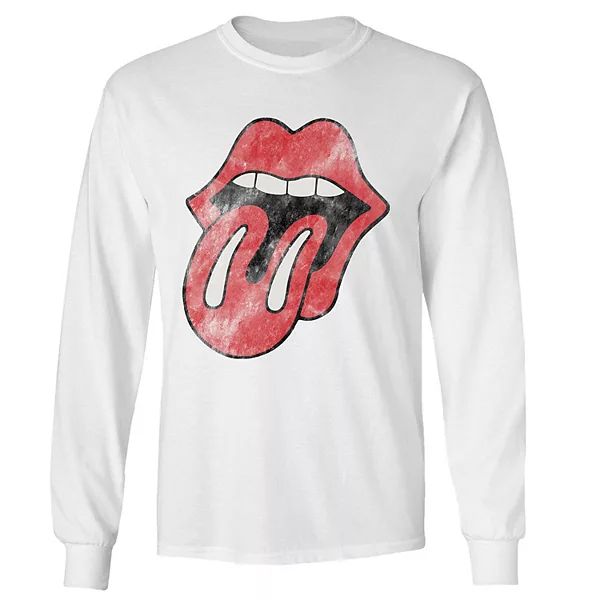 Men's Rolling Stones Vintage Tongue Long Sleeve | Kohl's