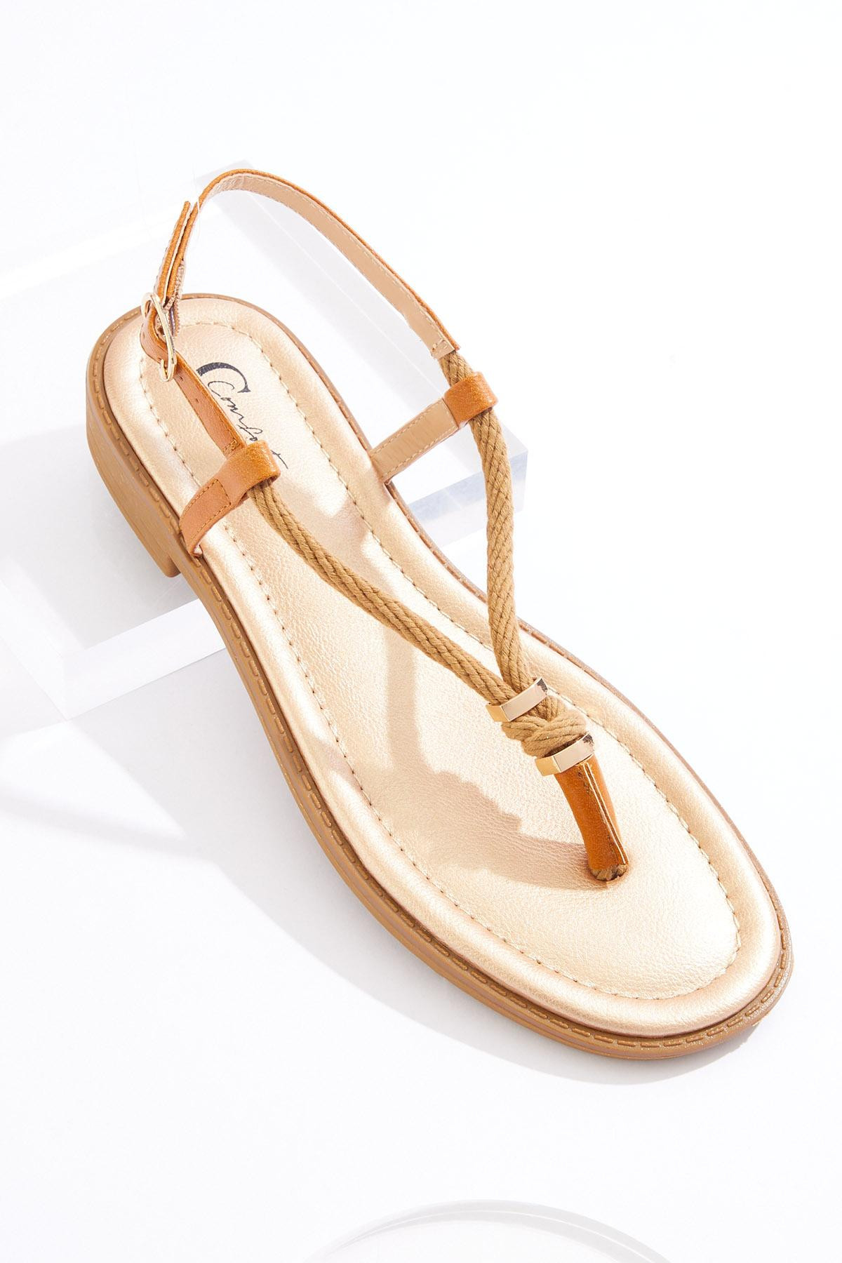 Twisted Rope Sandals | Cato Fashions