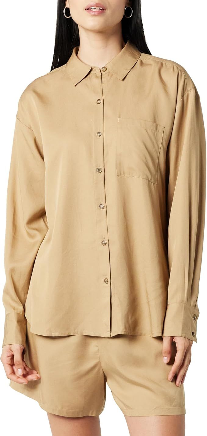 The Drop Women's Relaxed Pocket Shirt | Amazon (US)