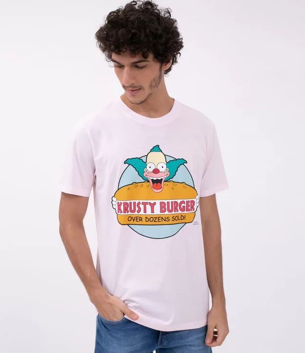 Camiseta com Estampa Krusty Burger - Simpsons - Lojas Renner | Lojas Renner (BR)