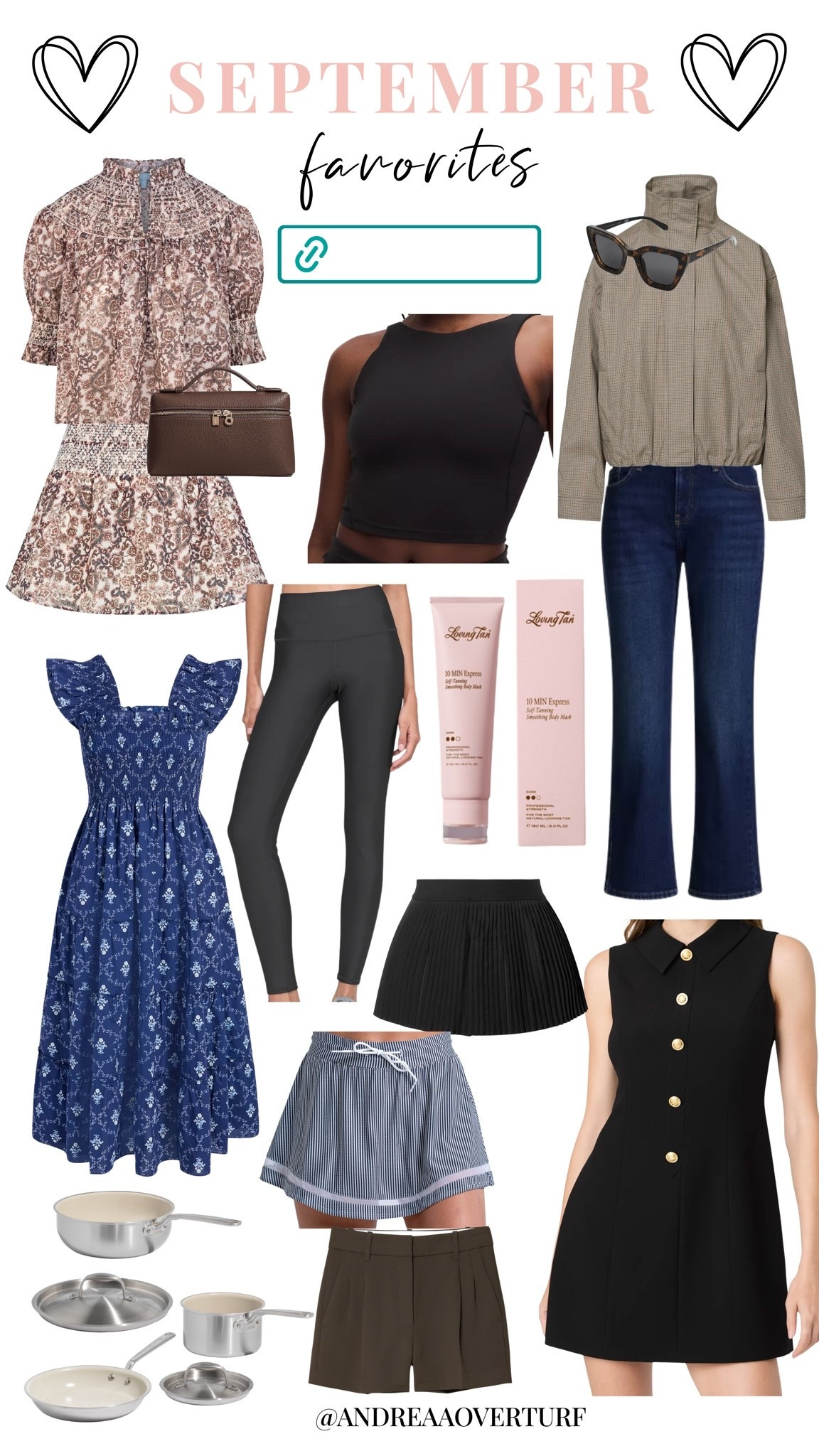 September favs🍂 early fall looks and the best 10 min tan and cookware

#LTKOver40 #LTKSaleAlert #LTKPetite