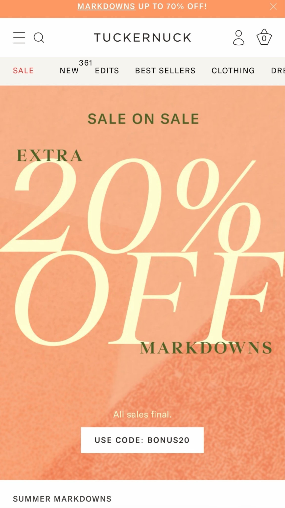Tuckernuck Summer Sale! #tuckernuck

#LTKootd #LTKSaleAlert #LTKdayinmylife