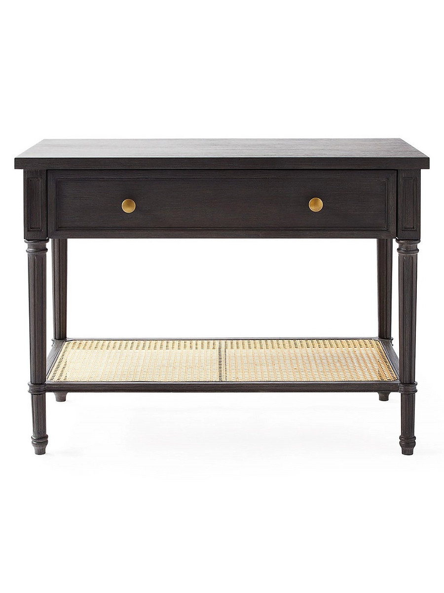 Harbour Cane Wide Nightstand | Serena and Lily