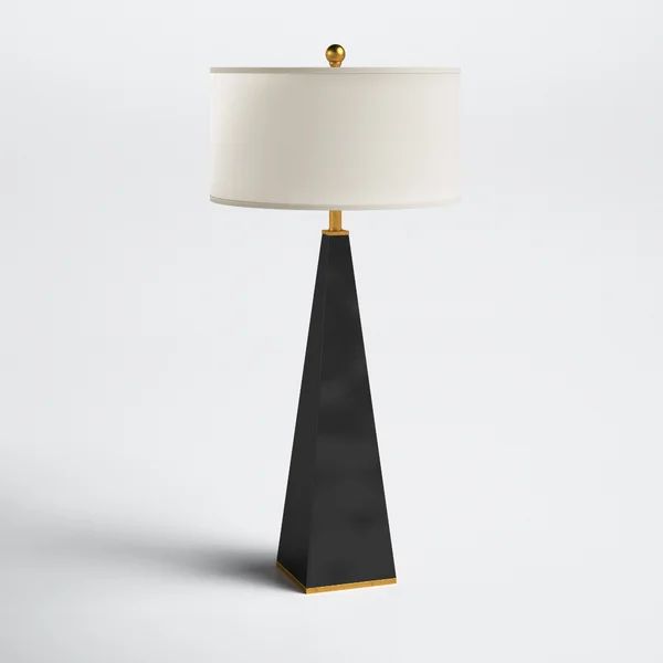 Bette 36" Glossy Black Table Lamp | Wayfair Professional