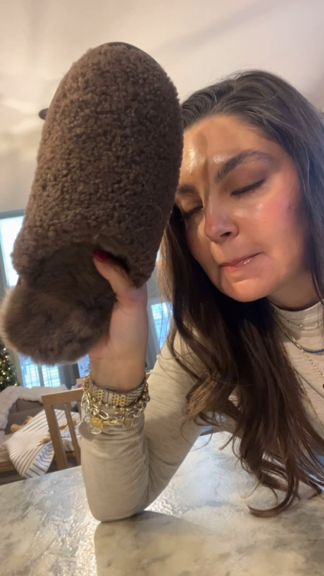 Cozy Earth slippers. Use code CE-MICHELEBELL