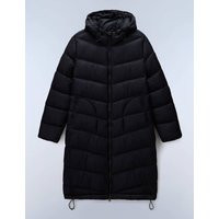 Napapijri Padded Hooded Longline Puffer Jacket Black | Marks & Spencer (UK)