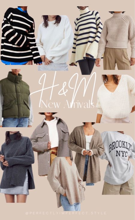 H&M New arrivals! Always love H&M styles for fall! I ordered the first 3 on top in size small & have that 4th sweater on top in a few colors! 

Fall style 
Fall sweaters 
Fall outfit 
Puffer vest 

#LTKunder50 #LTKSeasonal #LTKunder100