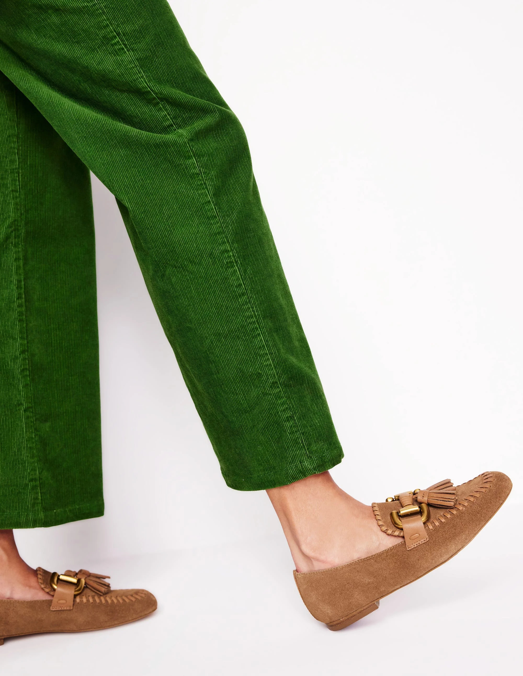 Covered Iris Snaffle Loafers-Tan | Boden UK