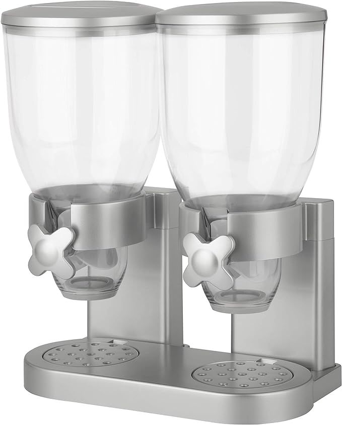 Zevro /GAT202 Indispensable Dry Food Dispenser, Dual Control, Silver | Amazon (US)
