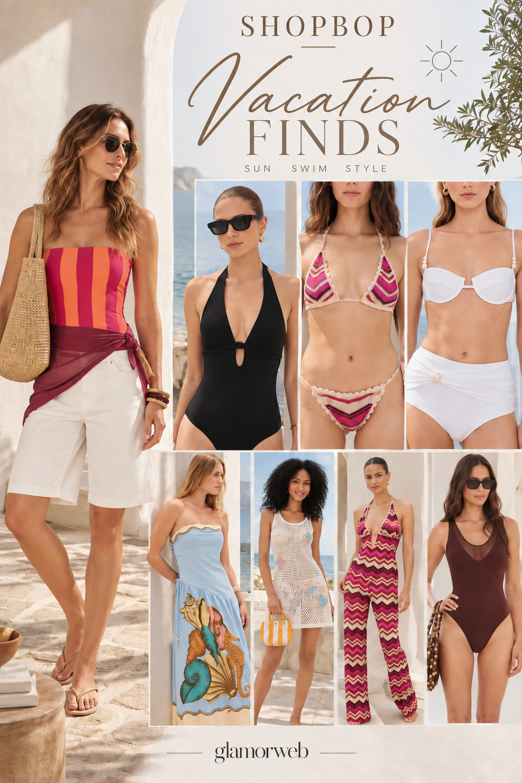 Shopbop vacation finds I’m loving for a September–October escape 🌴☀️ Think chic swimsuits, colorful bikinis, cute cover-ups, easy resort sets, and breezy vacation dresses that are perfect for beach days, poolside lounging, cruises, honeymoons, and warm-weather getaways. These pieces feel polished, fun, and super easy to mix into a fall vacation wardrobe when you’re chasing sunshine instead of sweater weather. 🤍

#Shopbop #ShopbopFinds #VacationFinds #VacationStyle #VacationOutfits #ResortWear #ResortStyle #Swimwear #SwimsuitFinds #BikiniStyle #BikiniFinds #BeachCoverUp #CoverUpStyle #Beachwear #BeachVacation #PoolsideStyle #PoolsideOutfit #ResortOutfit #SeptemberVacation #OctoberVacation #FallVacation #FallGetaway #WarmWeatherVacation #TropicalVacation #CruiseOutfits #HoneymoonStyle #IslandStyle #BeachStyle #VacationWardrobe #VacationFashion #ResortFashion #BeachTrip #TravelStyle #VacationInspo #LTKFinds 

 #LTKSeasonal #LTKSwim #LTKTravel