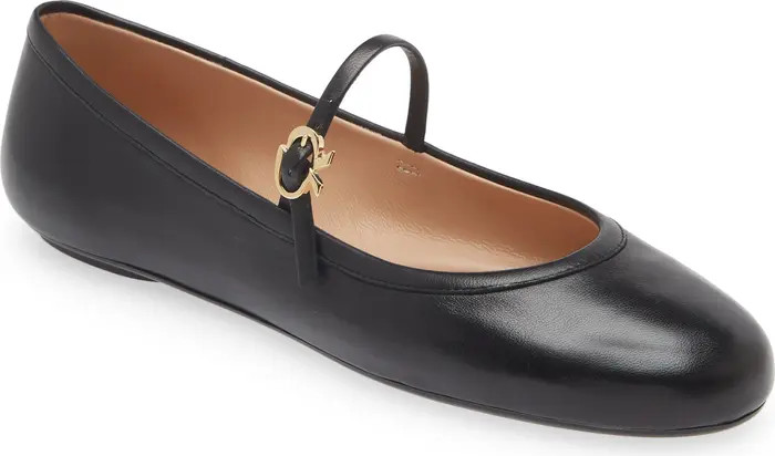 Gianvito Rossi Carla Mary Jane Ballet Flat (Women) | Nordstrom | Nordstrom