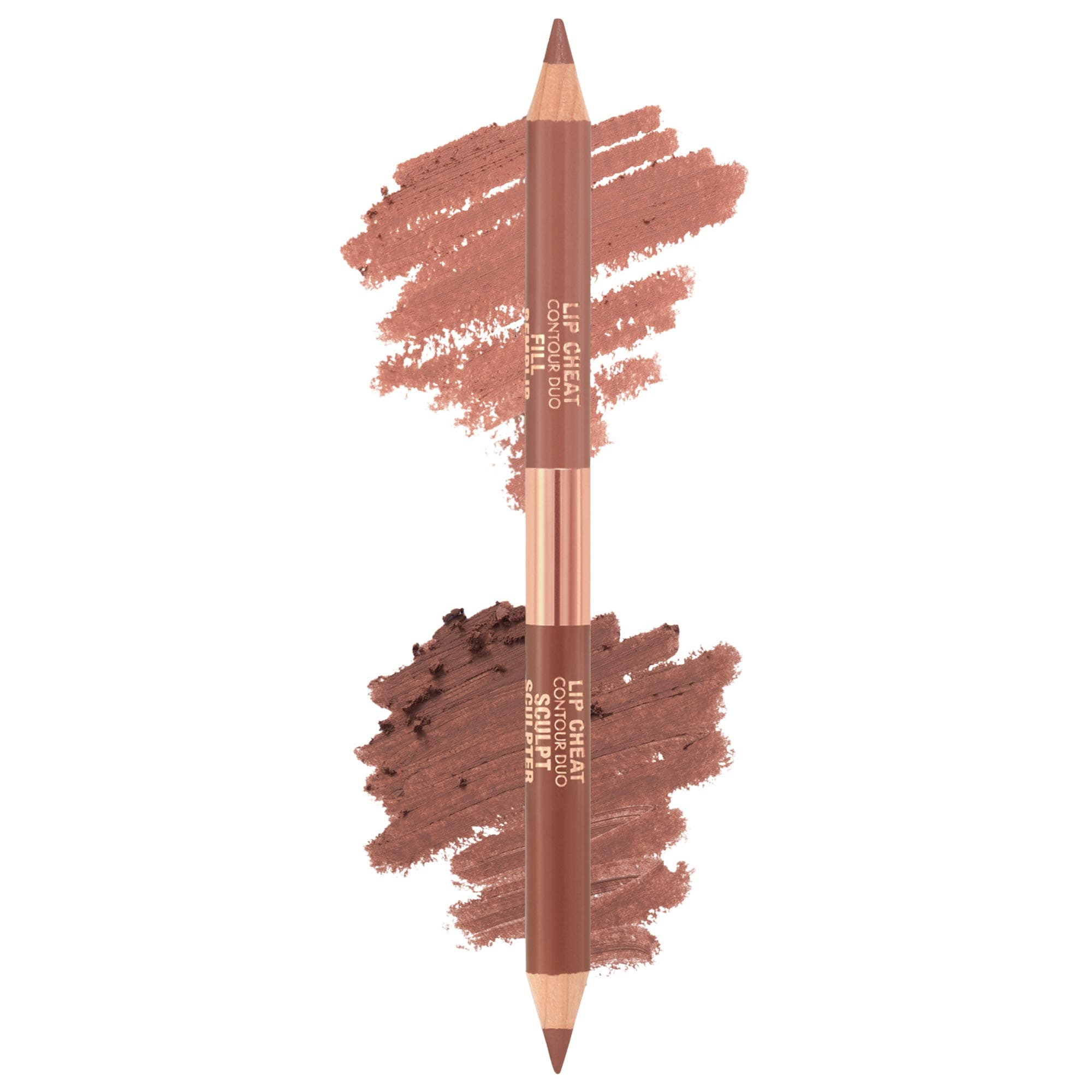 Charlotte Tilbury Super Nudes Lip Cheat Contour Duo Lip Liner Medium 0.026 oz/0.78 g | Sephora (US)