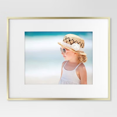 Thin Metal Matted Gallery Frame Gold - Project 62™ | Target