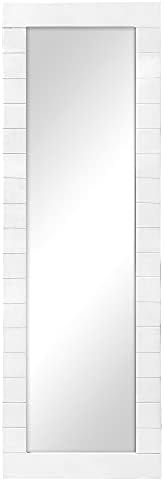 FirsTime & Co. White Abigail Shiplap Full Length Standing Mirror, Wood, 20 x 0.75 x 60 inches | Amazon (US)
