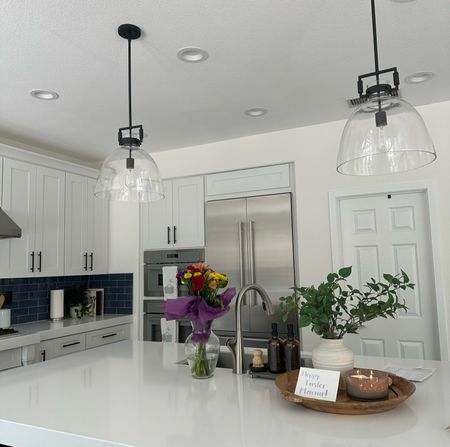 Pendant lights added above this island 

#LTKhome