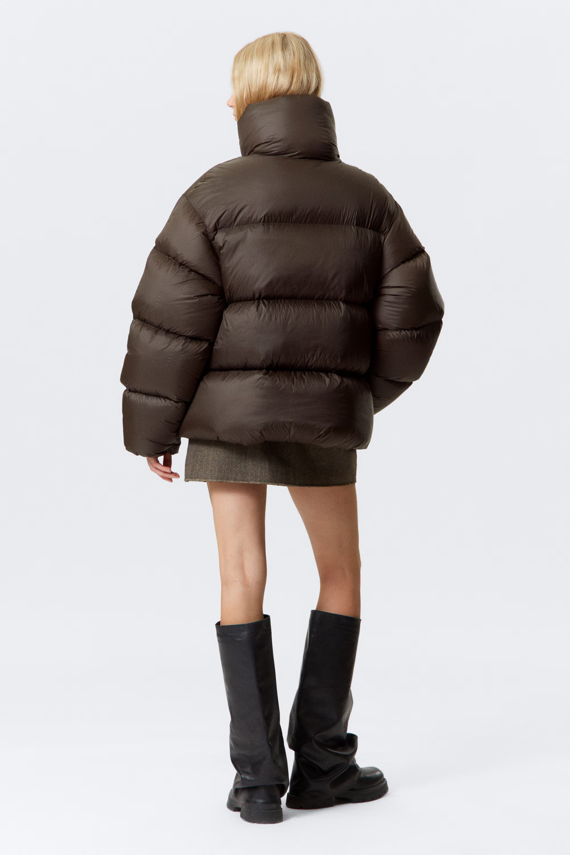 Oversized Recycled Down Puffer Jacket | Weekday