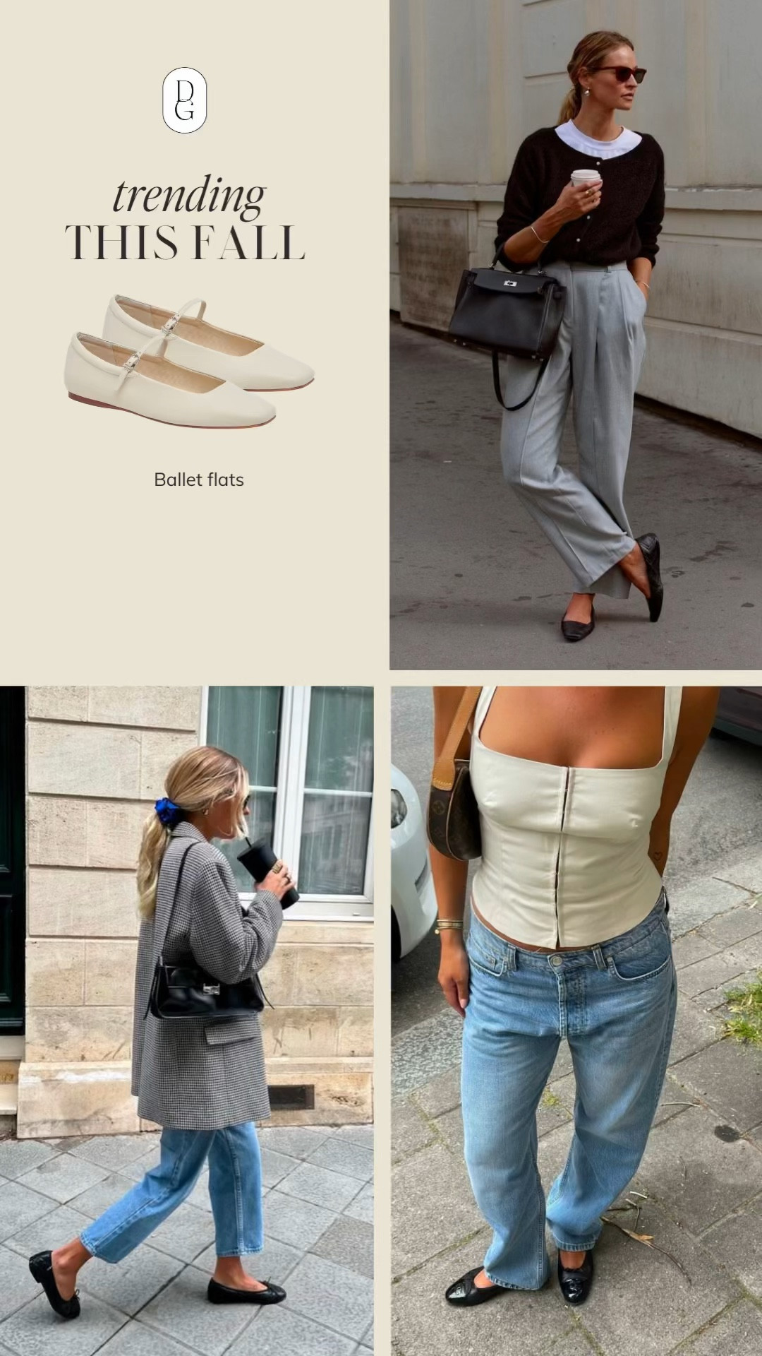 Ballet Flats // Trending this Fall 🍁 

Fall 2023 trends, fall shoe trends, fall shoes, fall outfit ideas, early fall outfit ideas, fall trends 2023, fall sneakers, neutral fall outfit, ballet flats outfit, ballet flats 2023, ballet flats trend, Maryjane flats

#LTKshoecrush #LTKstyletip #LTKSeasonal