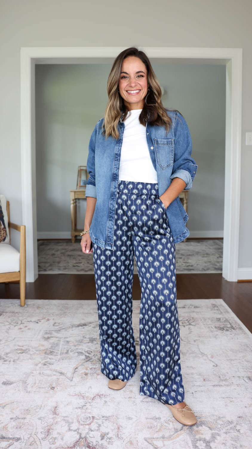 Outfits for Teachers Series: Casual Outfits

Pants (LOFT): petite xxs (10” rise 27.5” inseam)
Top (Old Navy): xs 
Linked a similar denim top 

Outfits for teachers, business casual outfits, petite fashion

#LTKPetite #LTKWorkwear