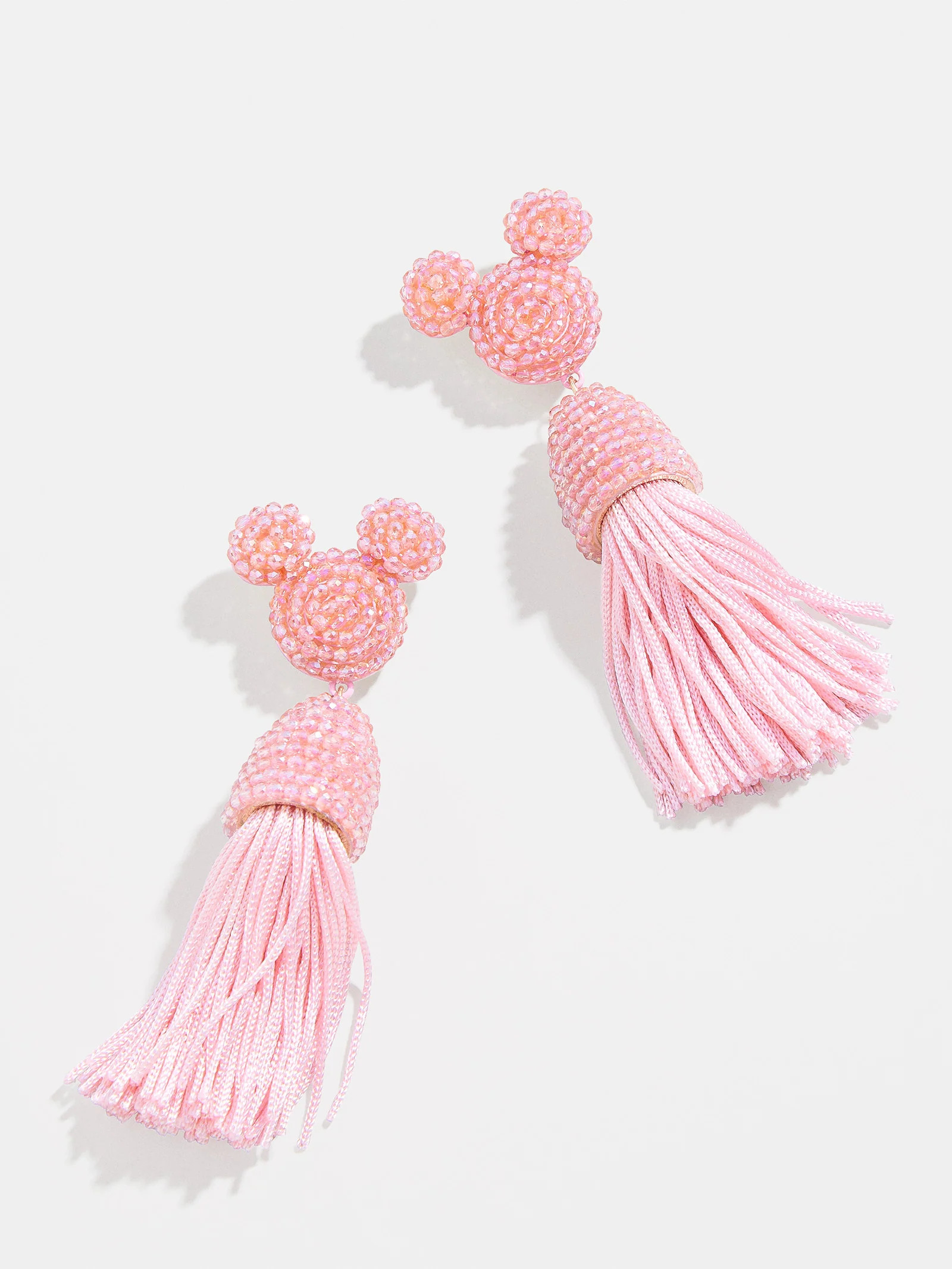 Disney Mickey Mouse Tassel Earrings - Light Pink | BaubleBar