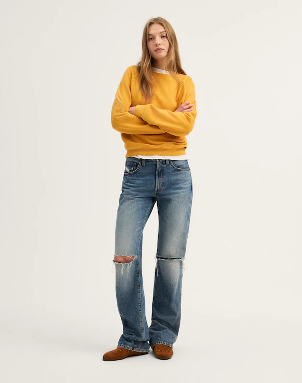 McCarren Crewneck Raglan Sweatshirt | Madewell