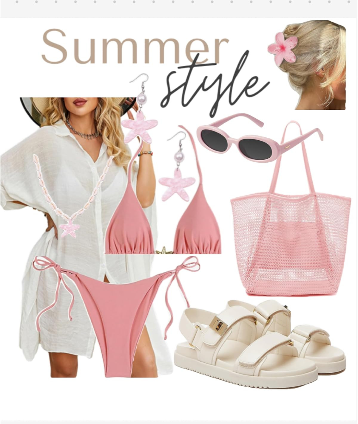 Rihero Women's Flat Sandals Comfort Adjustable Double Strap Slip on Leather Footbed Sandals | Amazon (US)