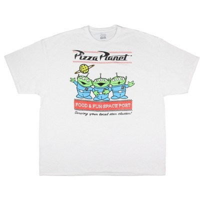Toy Story Men's Aliens Pizza Planet Food and Fun Space Port Retro T-Shirt (5XL) Adult | Target