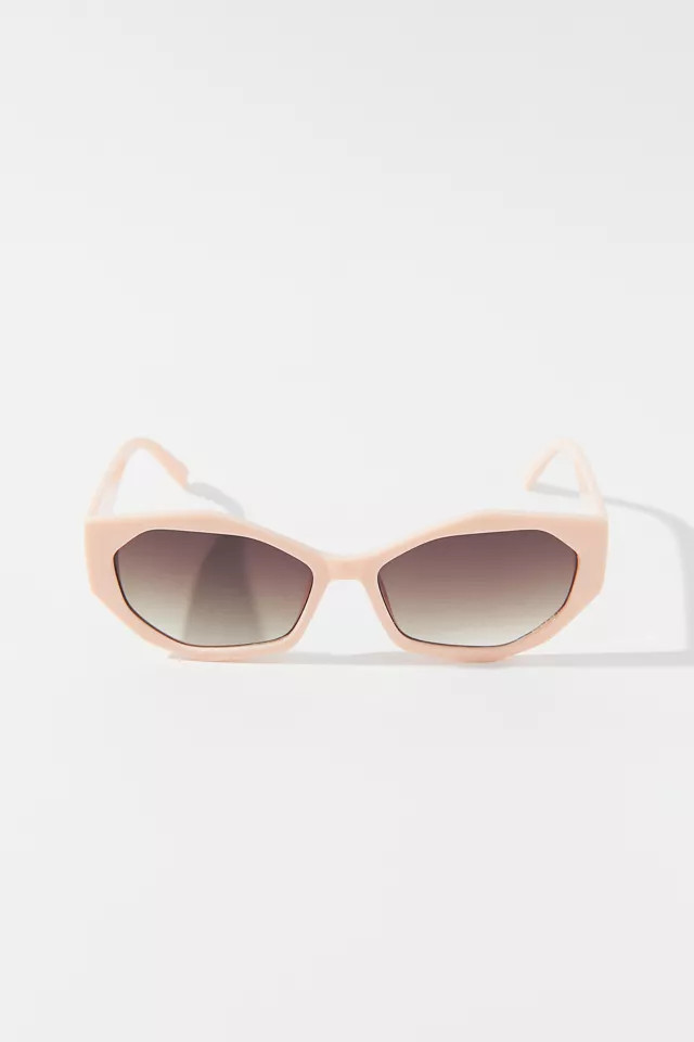 Pamela Angled Rectangle Sunglasses | Urban Outfitters (US and RoW)