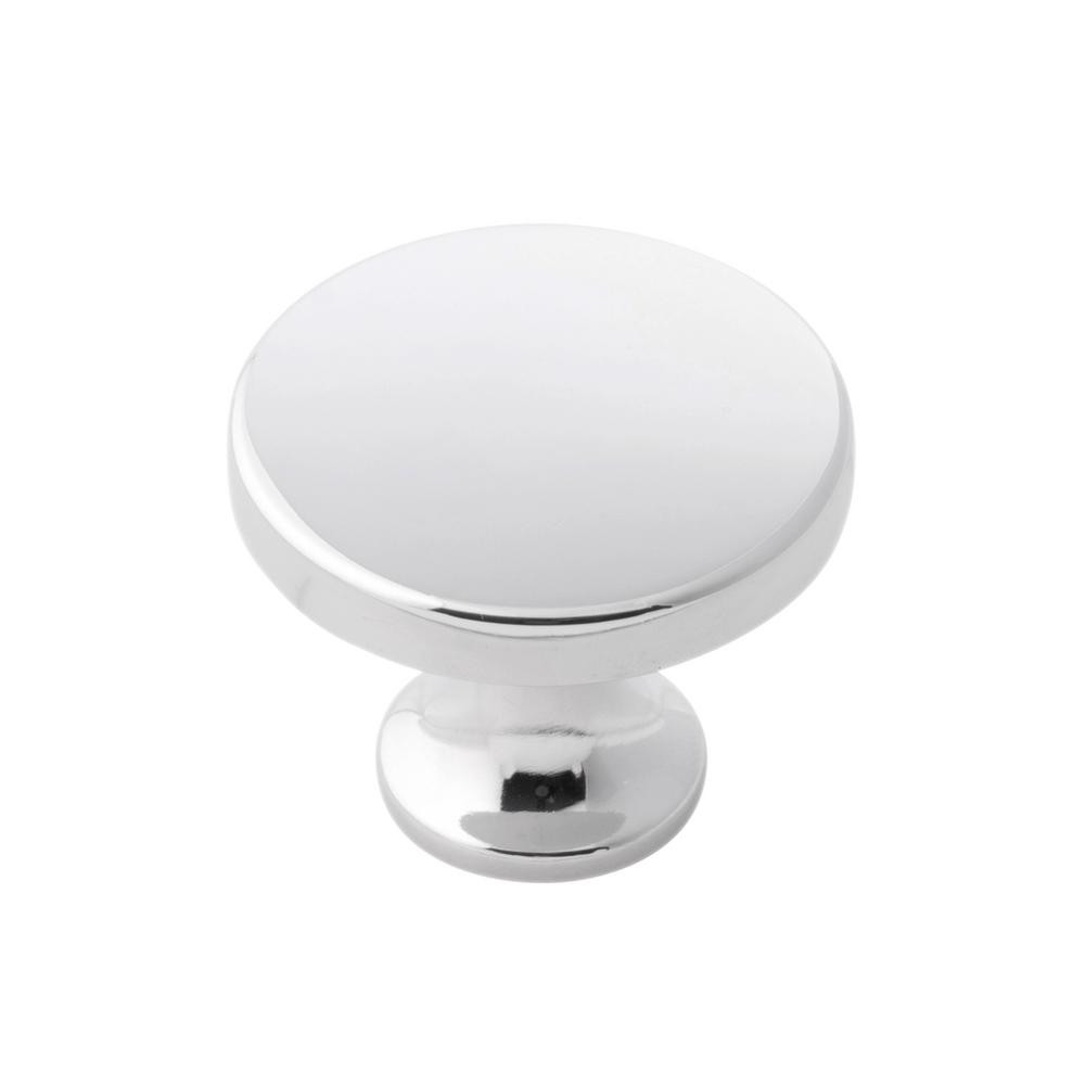Forge 1-3/8 in. Dia Chrome Cabinet Knob | The Home Depot