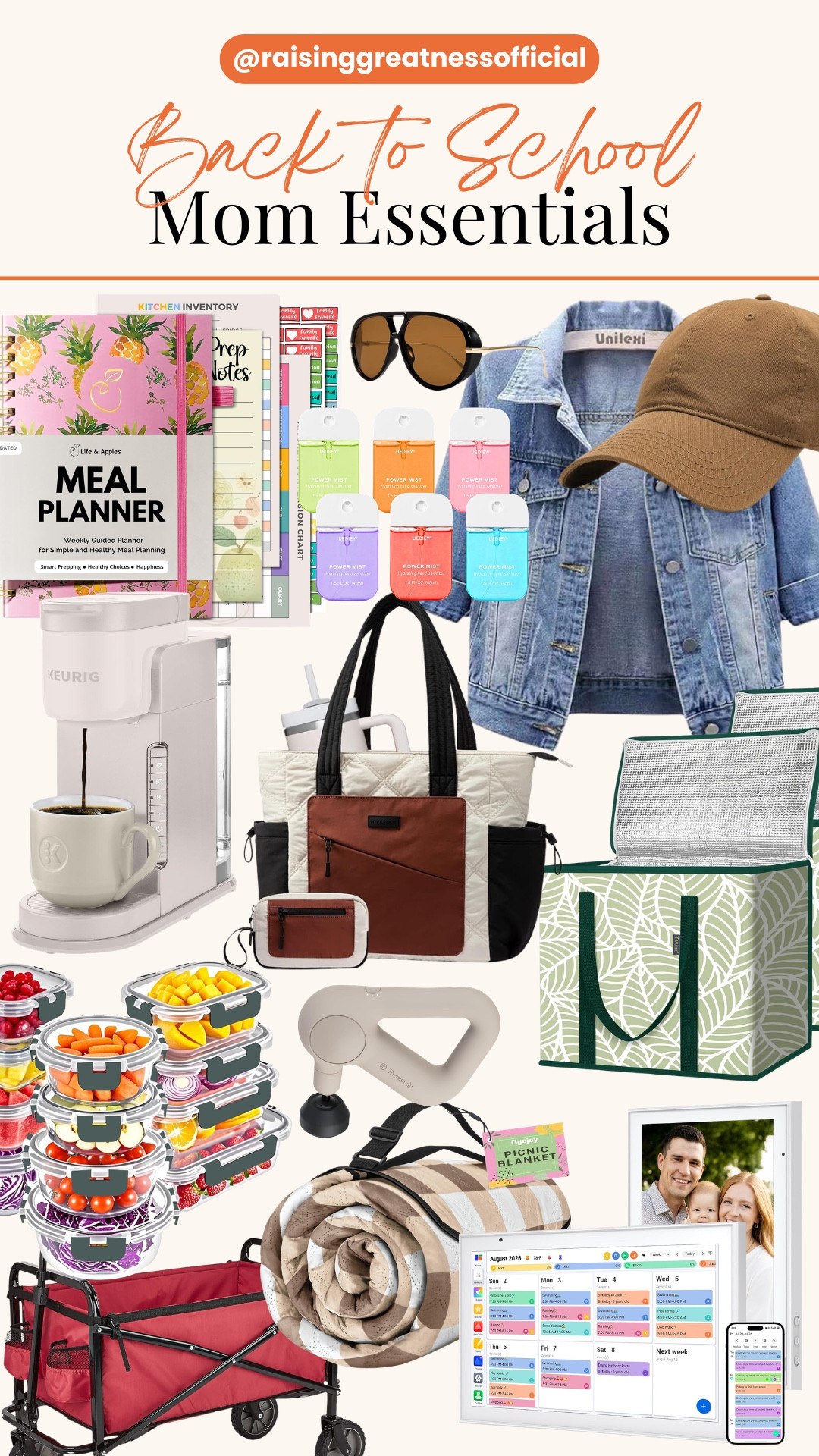 Hey Hey Sunshines! 💛 School is back, which means moms are back in full superhero mode. From busy mornings and carpools to meal planning and coffee runs, these everyday essentials will help you stay organized, comfortable, and ready for whatever the school year brings.

📌 Save this Pin for your back-to-school mom checklist!

#MomEssentials #BackToSchoolMom #MomLife #AmazonFavorites #BusyMom #OrganizationIdeas #MomHacks #EverydayEssentials #RaisingGreatness #SchoolSeason

#LTKdayinmylife #LTKootd