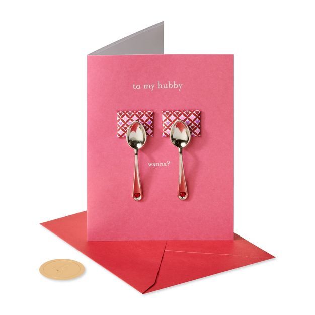 Spooning Valentine&#39;s Day Card - PAPYRUS | Target