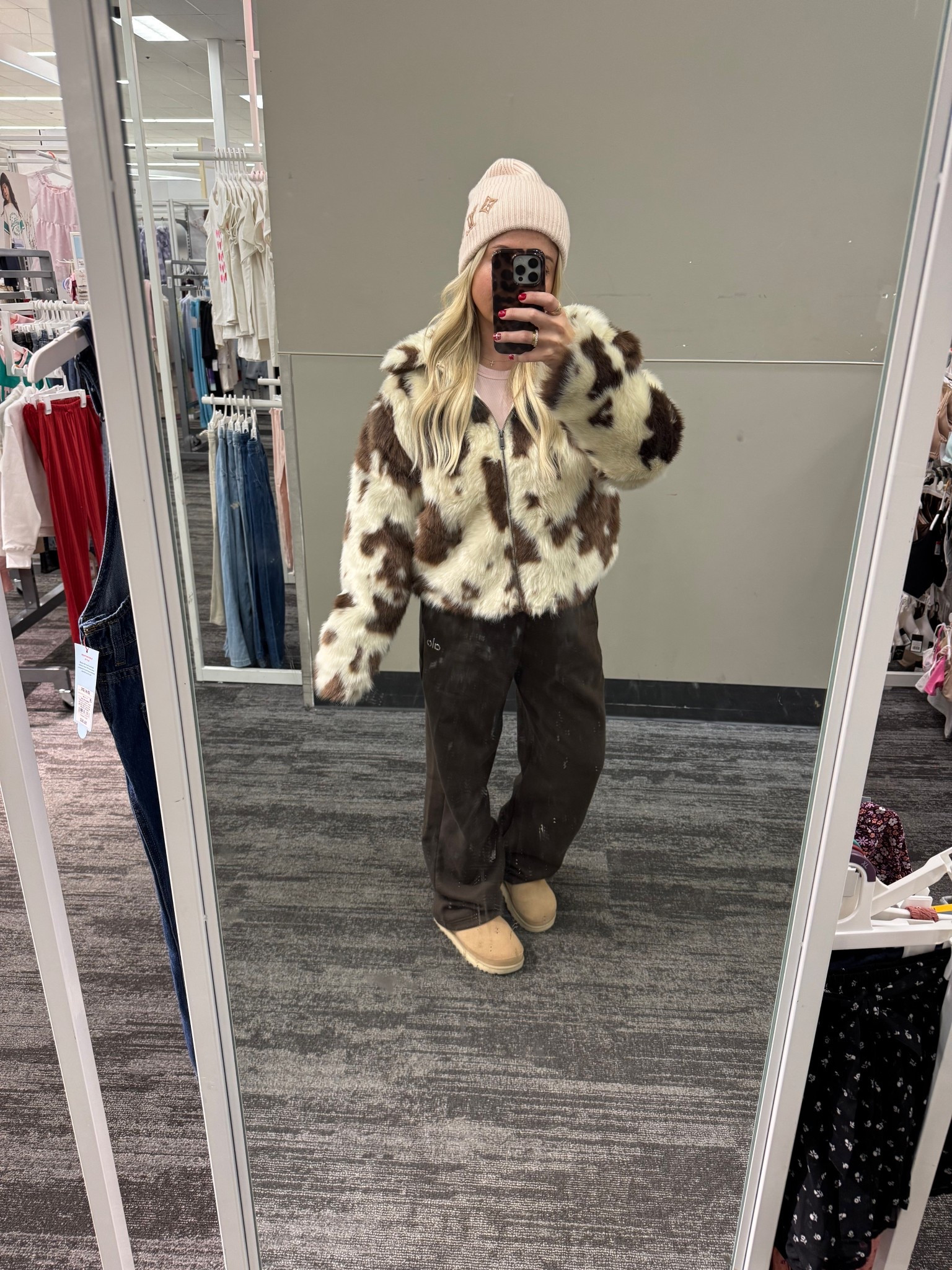 Winter outfit
Cow print jacket small
Alo sweatpants small
Ugg clogs tts

#LTKFindsUnder50 #LTKootd #LTKFindsUnder100
