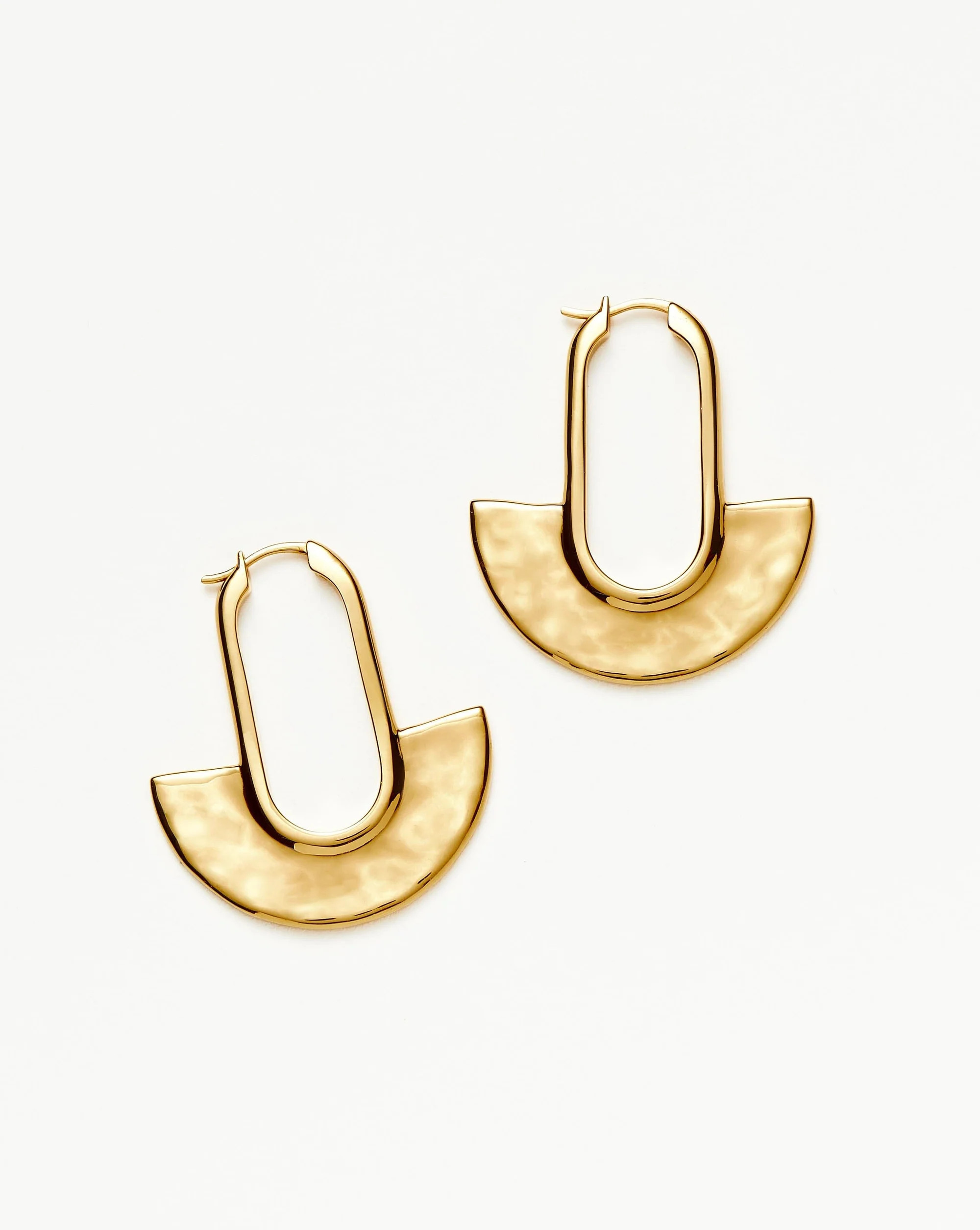 Zenyu Fan Medium Hoop Earrings Earrings | Missoma