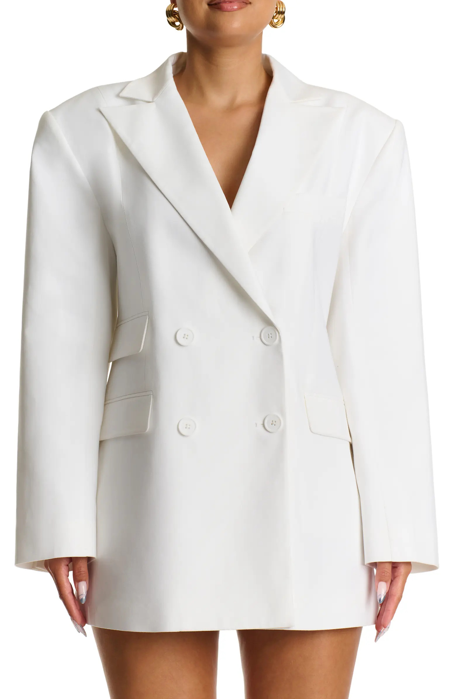 Naked Wardrobe Oversize Long Sleeve Blazer | Nordstrom | Nordstrom