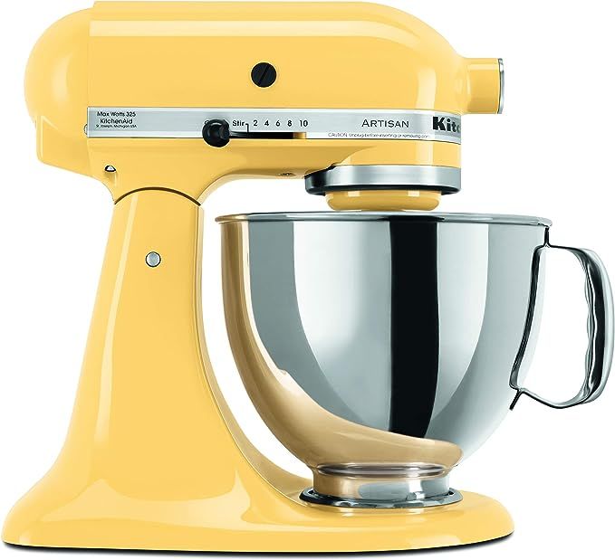 KitchenAid KSM150PSMY Artisan Series 5-Qt. Stand Mixer with Pouring Shield - Majestic Yellow | Amazon (US)
