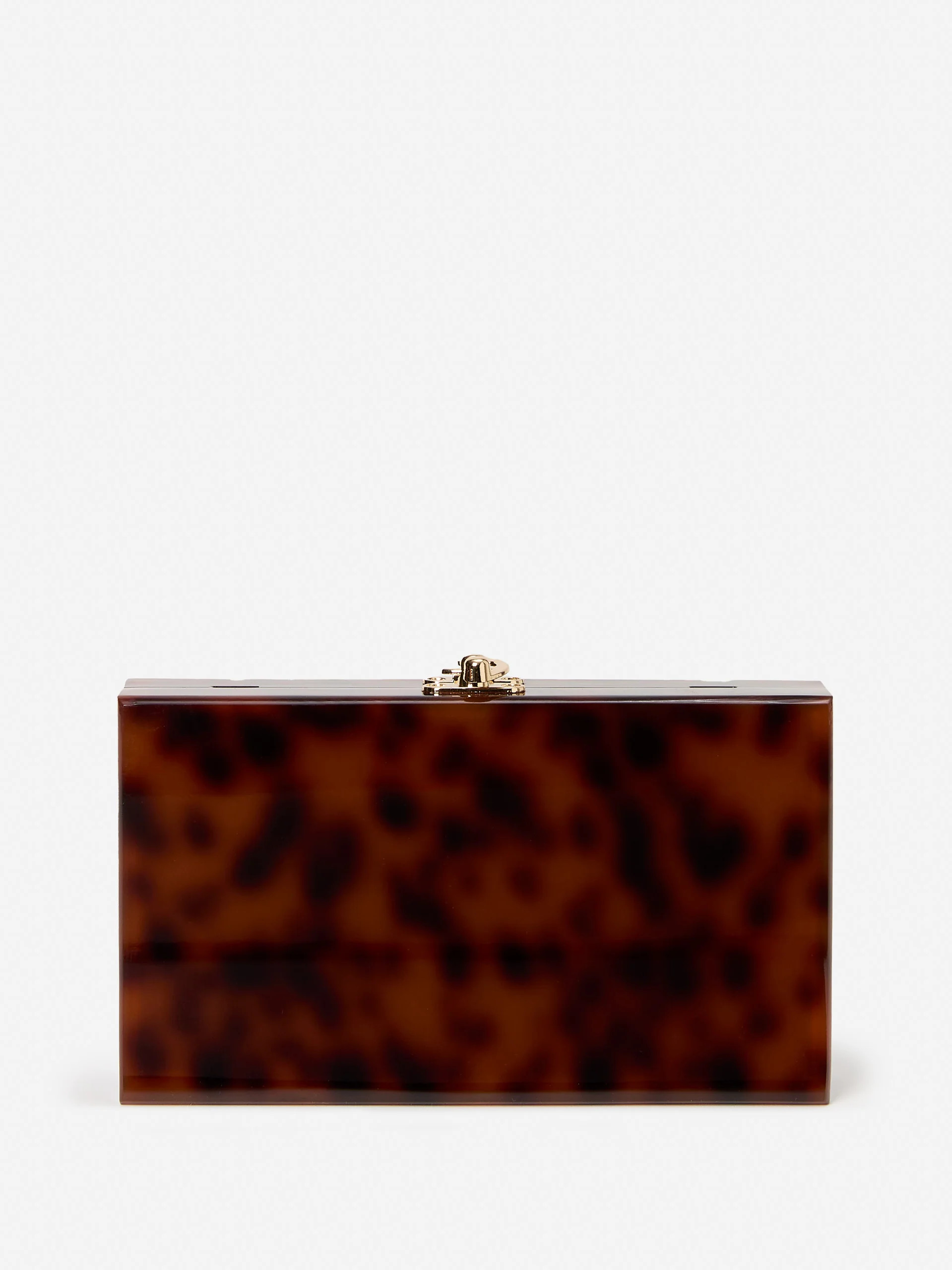 Talia Clutch in Tortoise | J.McLaughlin