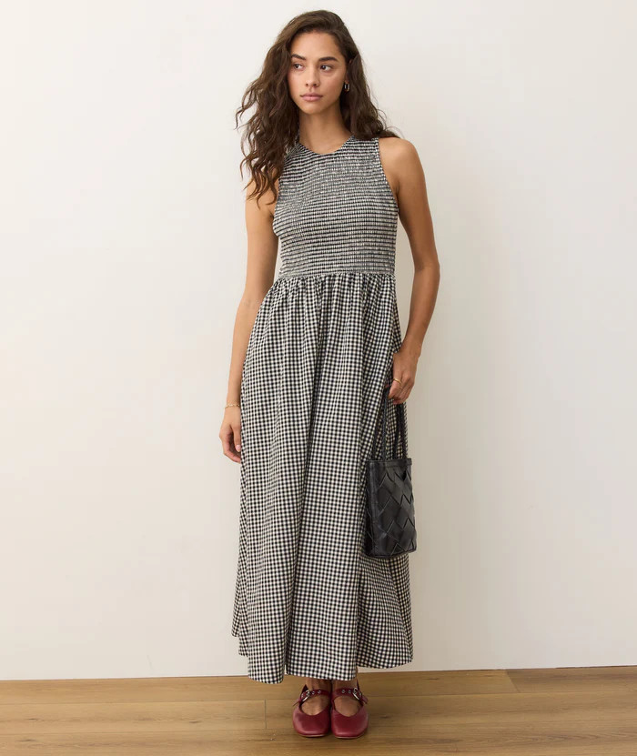 Darcy Poplin Smocked Dress | Marine Layer