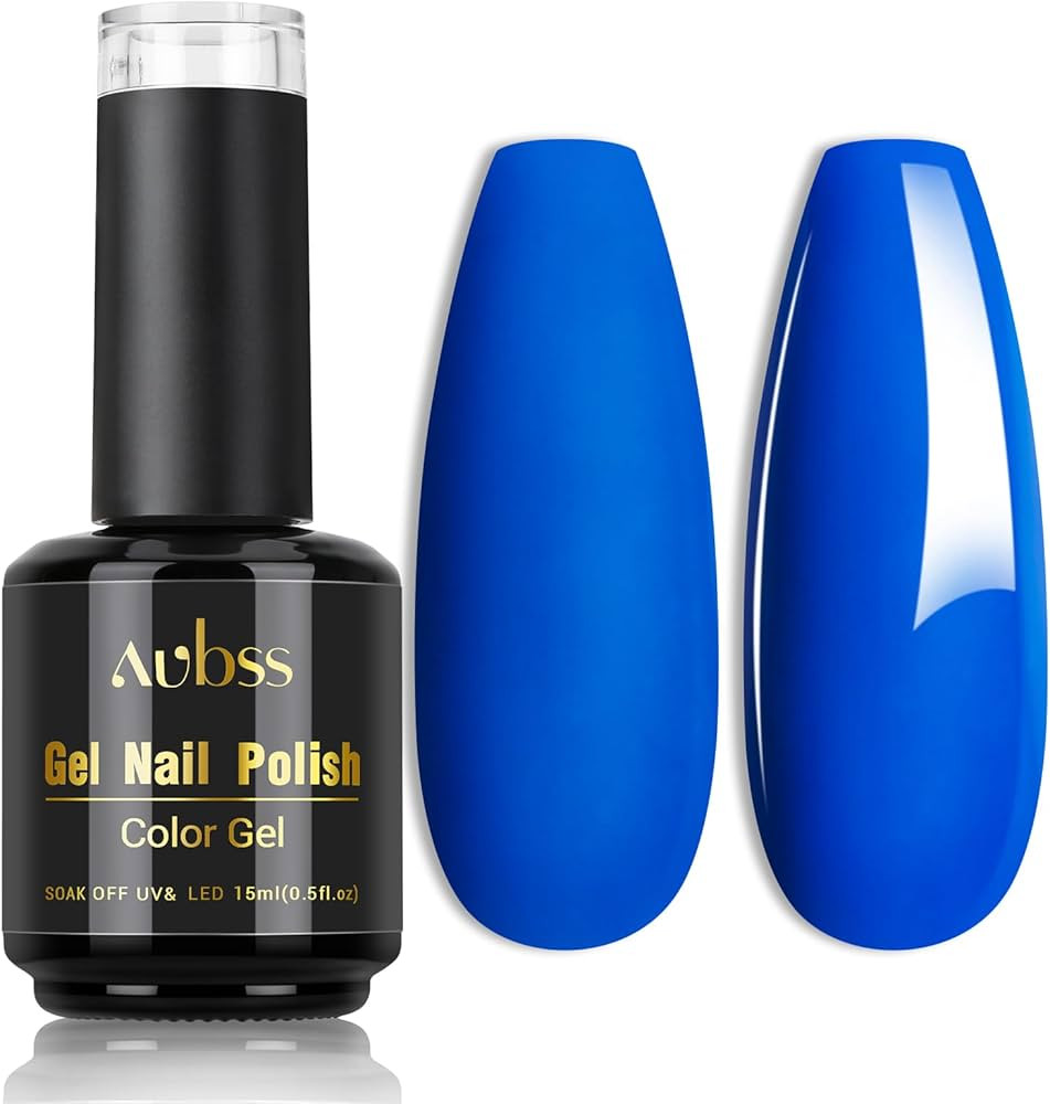 AUBSS 1Pcs 15ml Gel Nail Polish, UV Long Lasting Gel Polish 0.5oz Nail Polish Gel, Non Toxic Nail... | Amazon (US)