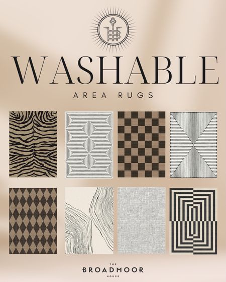 Washable rug, area rug, living room rug, outdoor rug, bedroom rug, runner, black and white rug, modern rug

#LTKSeasonal #LTKstyletip #LTKhome