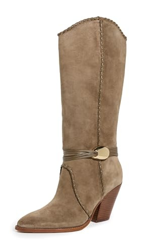Dolce Vita Women's Jody Boots, Olive Suede, Brown, Tan, 7.5 Medium US | Amazon (US)