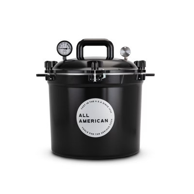 All American Pressure Canner, Durable, Versatile and Safe for Home Canning, Cooking, and Preserving, Black Onyx, 21.5 Quart | Target